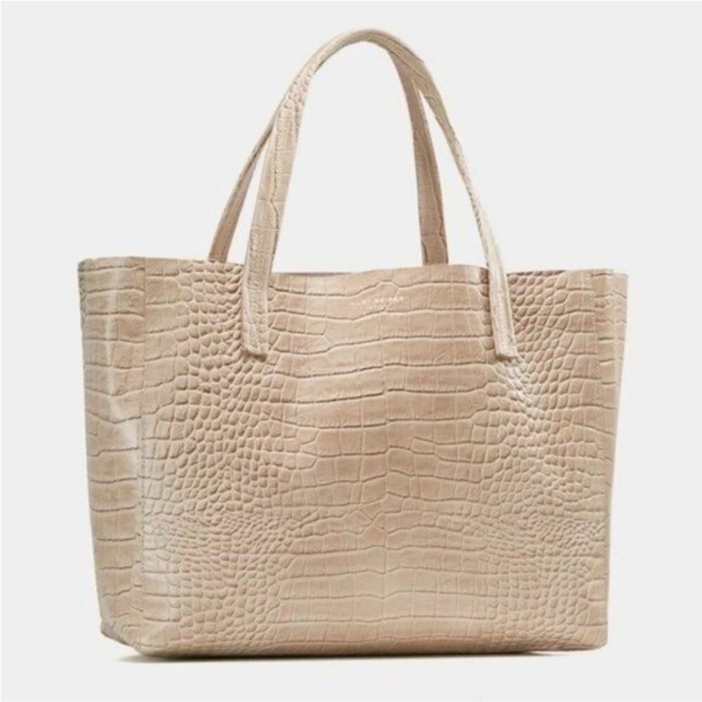 Kurt Geiger Violet Horizontal Tote in Camel. LEATHER. NWOT